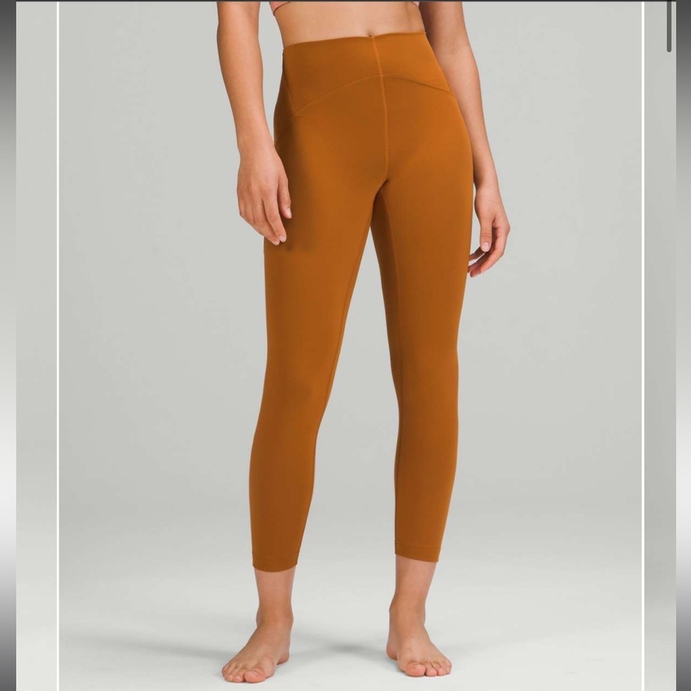 Lululemon Instill High-Rise Tight 25" Butternut Brown size 0